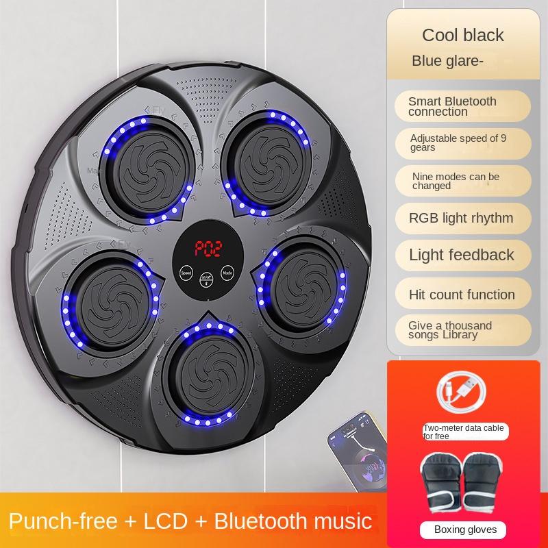Intelligent Music Boxing Machine Wall Target Training Reaction Target Home Hanging Wall Children's Focus Mitts Sanda Decompression Wall
