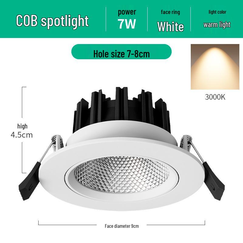 Deckeneinbaustrahler für Zuhause und Geschäft - 57° Spotlight Bullseye