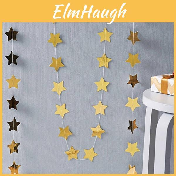 Multi-color Star Paper Garland Perfect For Making Your Event Shine Bright