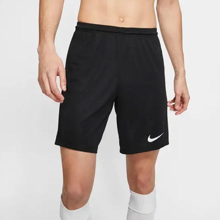 Nike Solid Color Logo Print Elastic Waist Straight Shorts Men Bottoms Black BV6856-010