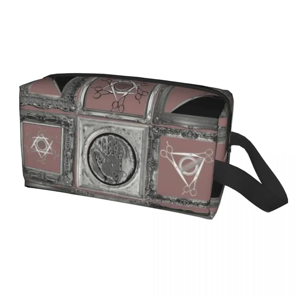 Hairstylist Toiletry Bag for Scissors Comb Makeup Cosmetic Organizer Ladies Beauty Storage Dopp Kit Box