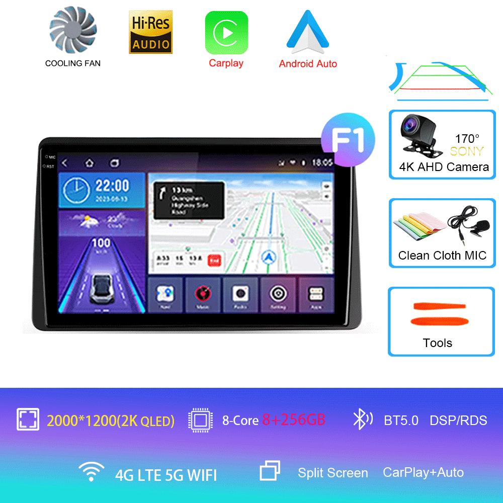 Android 14 Car Radio For Renault Duster HM 2 II 2020 - 2025 Arkana 1 I 2019 - 2025 Multimedia Video Player Navigation Stereo GPS