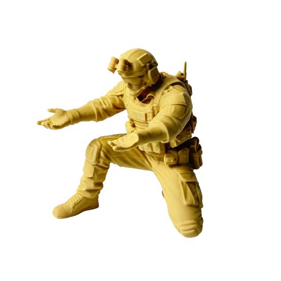 3D Printed Man Pen Holder Kneeling Soldier Grim Reaper Ninja Knight Warrior Statue of Liberty Pencil Stand Home Office Decoration Ornament