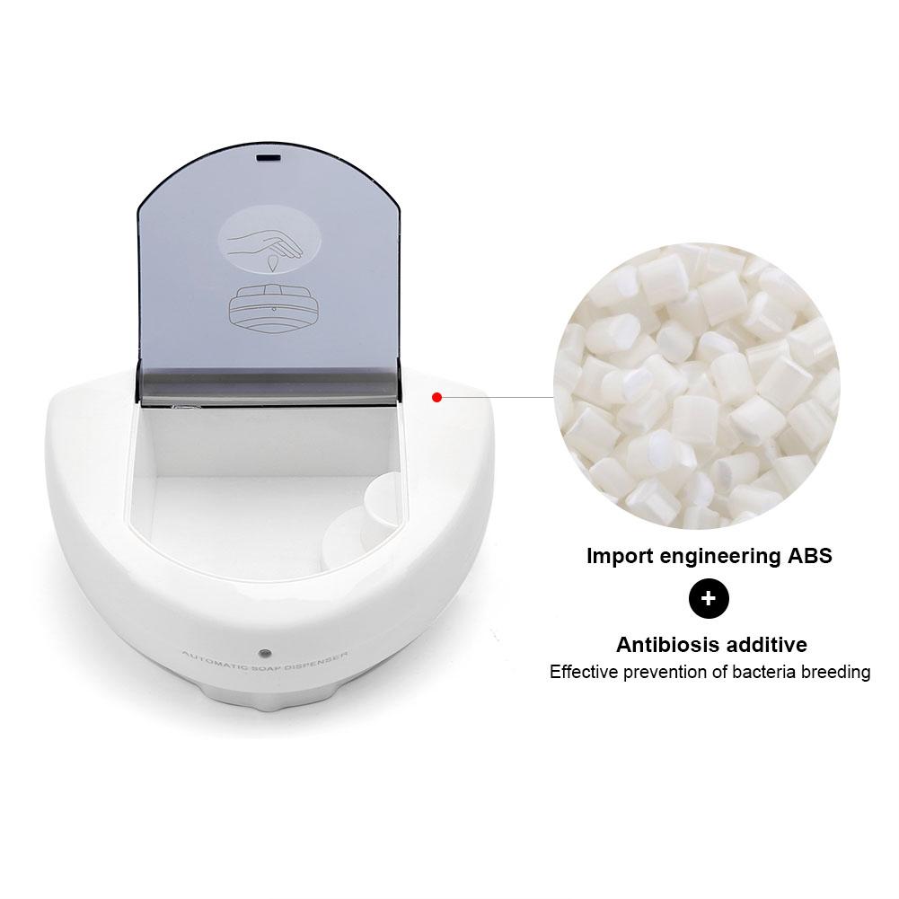 

500ml Automatic Sanitizer Soap Dispenser Sensor Touchless Hands Free Wall Mounted белый