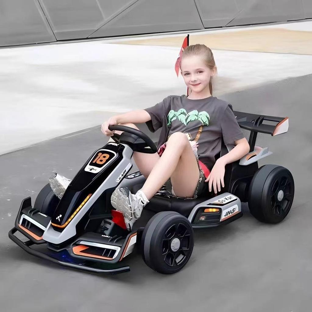 Electric Drift Go‑Kart Ride‑On Toy Car, Rechargeable 4‑Wheel Vehicle With Remote Control, For Kids And Adults