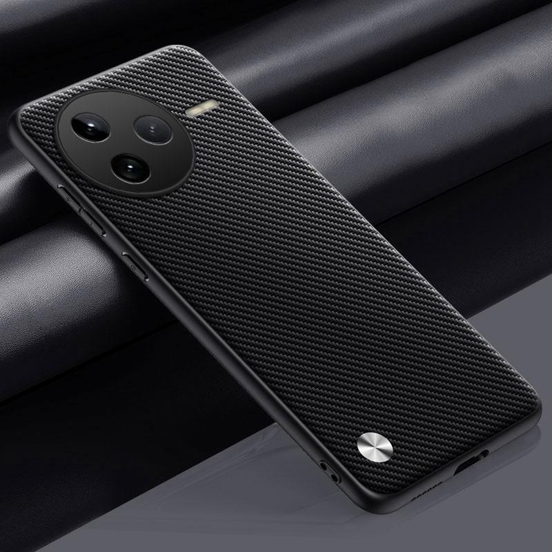 Luxury PU Leather Case For Xiaomi Poco F7 Pro 5G Back Cover Matte Silicone Shockproof Full Protection Phone Case For PocoF7 Pro