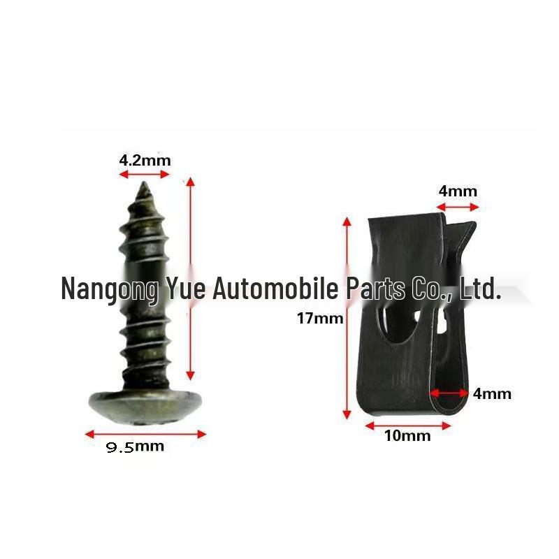 Motorcycle Electric Vehicle Plastic Shell Screws, Nuts, Buckles, and Iron Clips