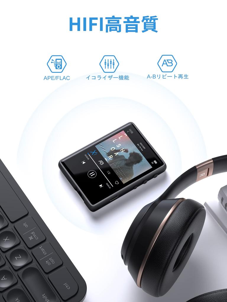 MECHEN MP3 Bluetooth Digital Audio Ultra Mini Musik Erweiterbar bis zu Touch Ausgestattet mit FM Foto TELEC Einfach zu Japanische Bedienungsanleitung Schwarz