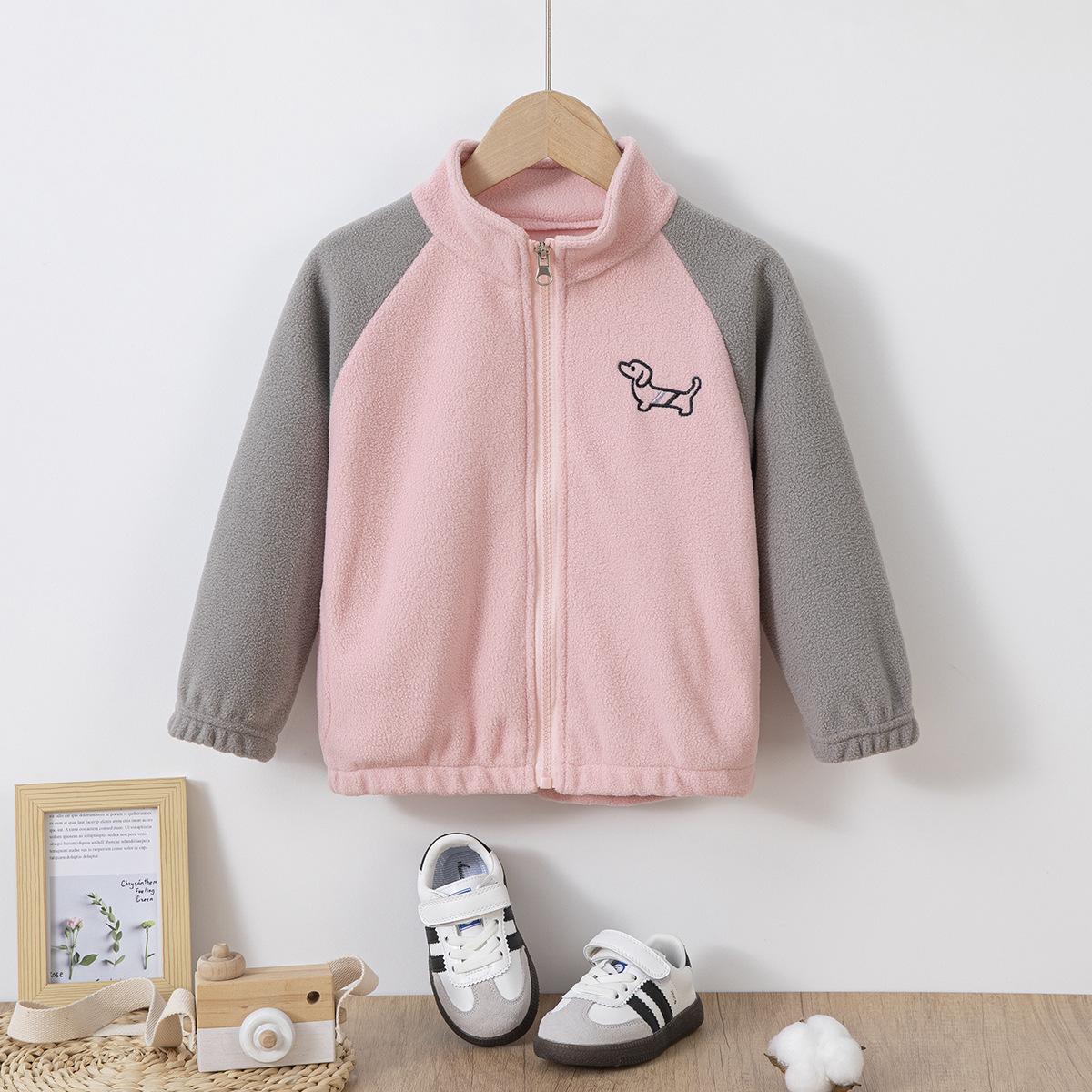 

2025 Autumn/Winter Kids Fashion Casual Sweatshirt - Boys & Girls New Style Outerwear 100cm (3-4Y) розовый