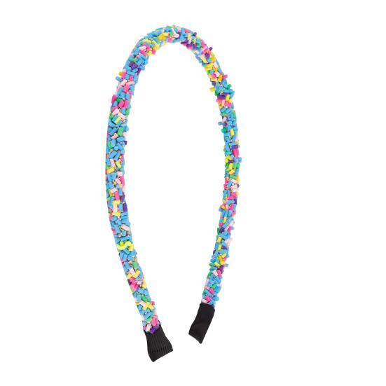 

Тонкі обідки для дівчат Блискучі обідки з паєтками Нековзкі Милі блискучі аксесуари для волосся для дітей Малюків H