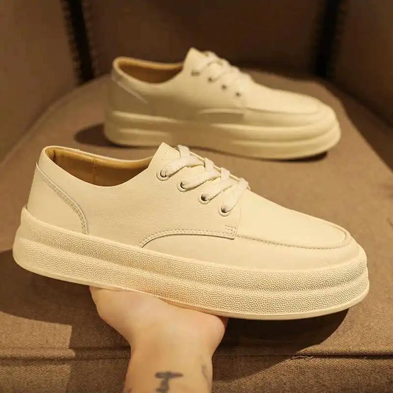 Fashion Ete Demi-season Men's Sneakers 43 Casual Luxury Brand Designer Outdoor Sports Shoes For Men Wide Foot Genuine Brand