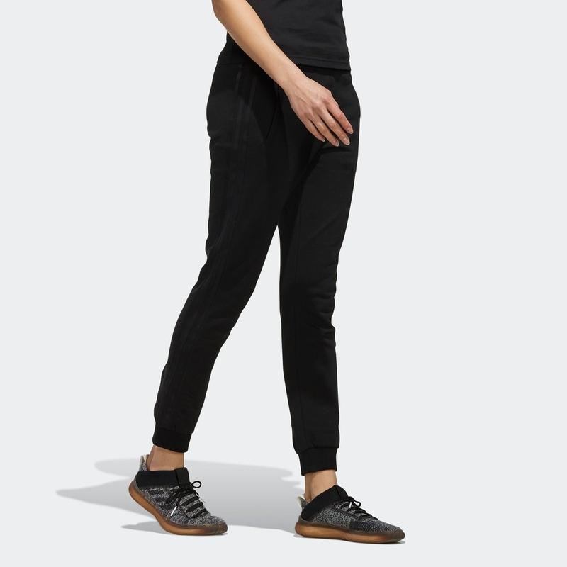 Adidas Sporty Knit Pants Women Bottoms Black FI9276