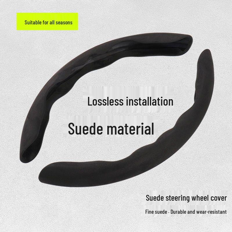 

Leather Steering Wheel Cover for Fiat 500/Viaggio/Ottimo/Dodge Journey/Freemont 36 cm
