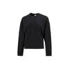 (WMNS) Yoga Luxe Casual Sports Round Neck Pullover Hoodie Black Women's DM6976-010