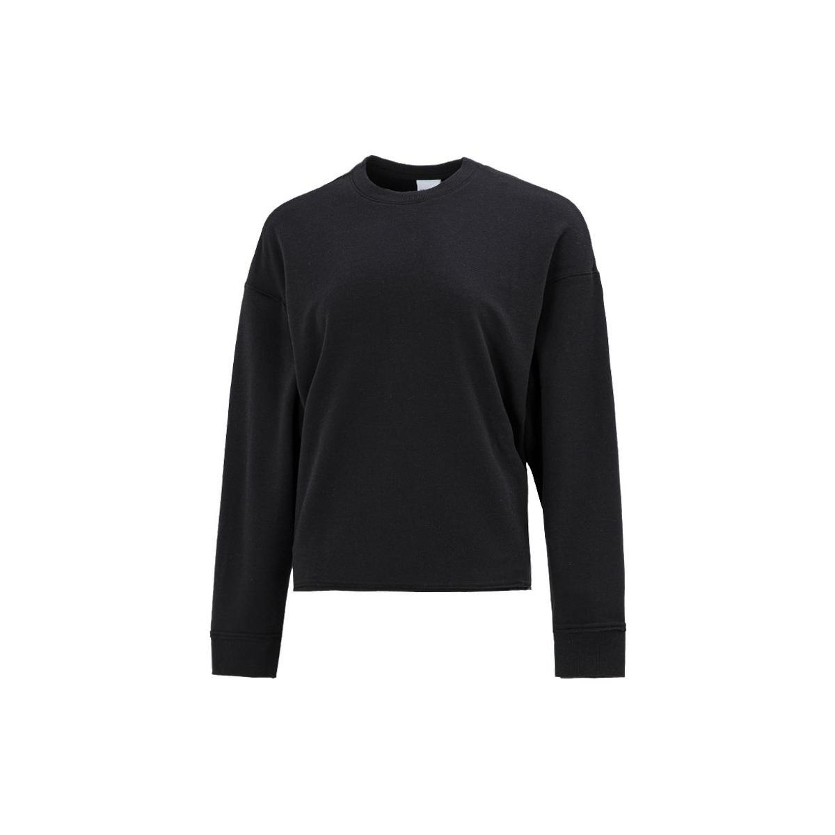 (WMNS) Nike Yoga Luxe Casual Sports Round Neck Pullover Hoodie Black Women s DM6976-010 L