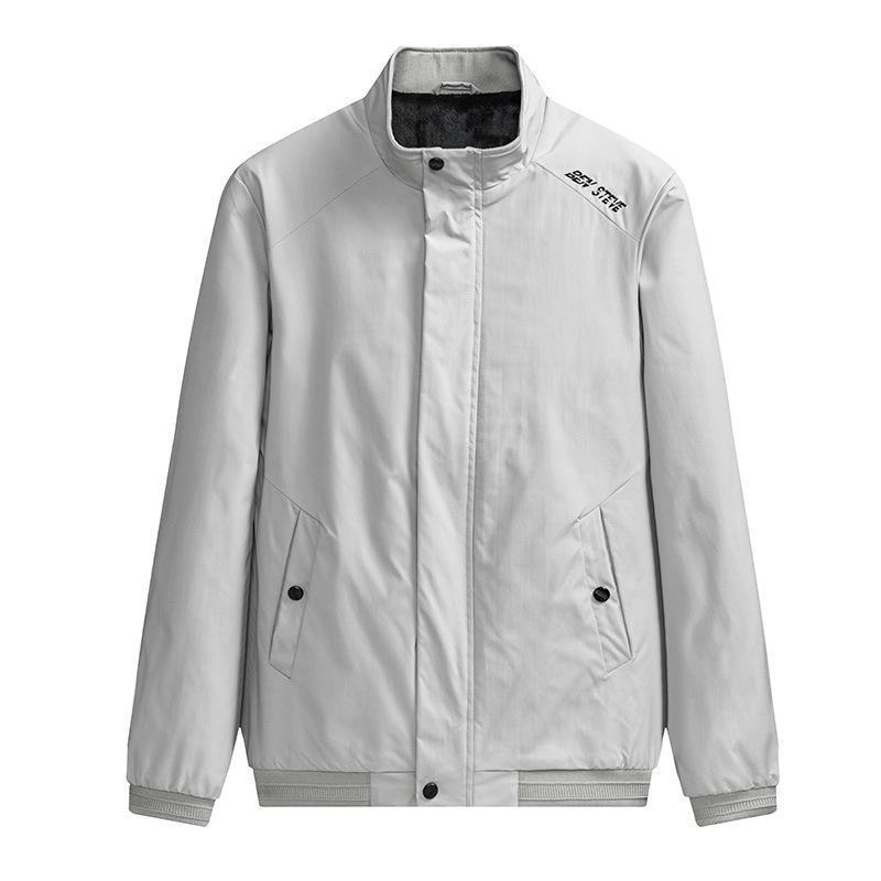 

Весенняя новая бархатная утолщенная корейская версия модная молодежная спортивная повседневная универсальная куртка для мужчин XXXXL