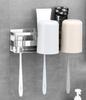 235mm Stainless Steel Toothbrush Holder Toothpaste Holder Bathroom Adhesives Bathroom Organizer | Toothbrush and Toothpaste Holders