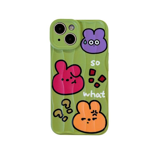 

Чехол с милым мультяшным кроликом Imd Ripple для Iphone 13 11 12 14 Pro Max 14 Plus, чехол для телефона с забавным кроликом For iPhone 13 Pro