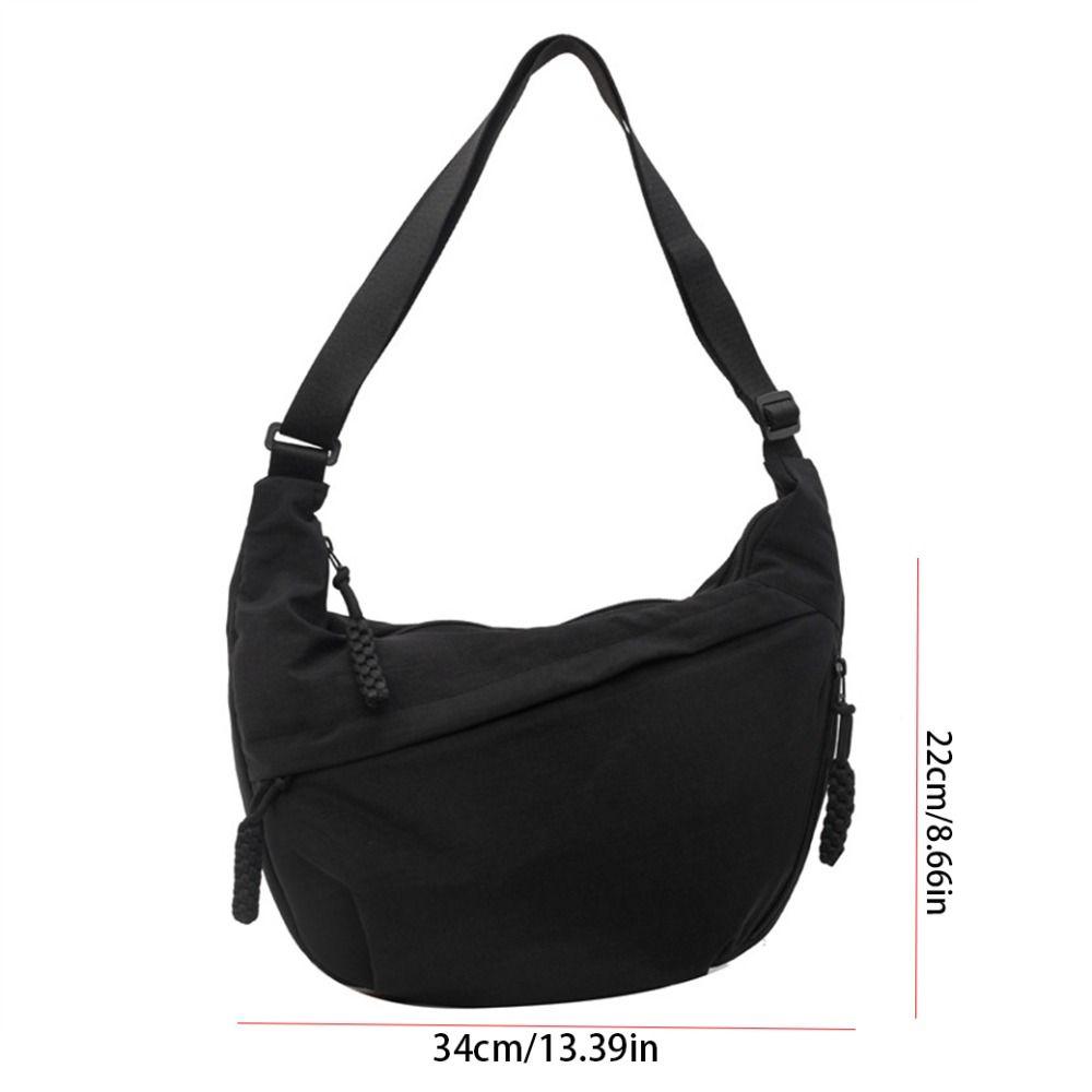 Large Capacity Oxford Cloth Crossbody Bag Tote Bag Dumpling Bag Casual Nylon Shoulder Bag  Outdoor