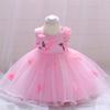 Baby Girls Princess Dress 1st Birthday Party Butterfly Floral Gown Toddler Formal Wear