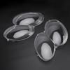2Pcs Headlight Shell Lens Cover+Glue For Benz W230/R230 SL500 SL600 2003-08