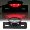 Motorcycle LED Rear Brake Tail Light Stop License Plate Lights for   Smoke