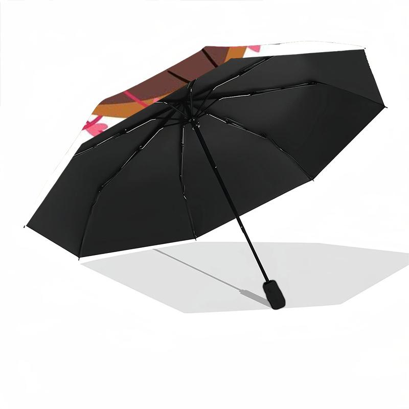 1pc Dachshund Hearts Umbrella That Opens Closes Automatically Perfect Gift with a Convenient Folding Mechanism 54