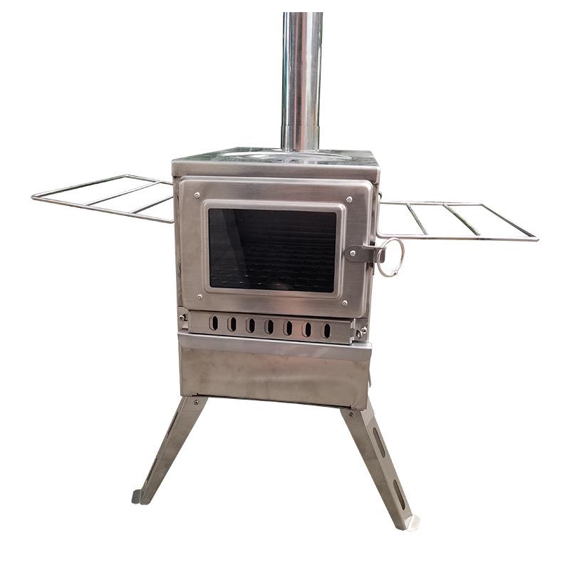 Portable Outdoor Multifunctional Wood Stove for Camping and Picnics