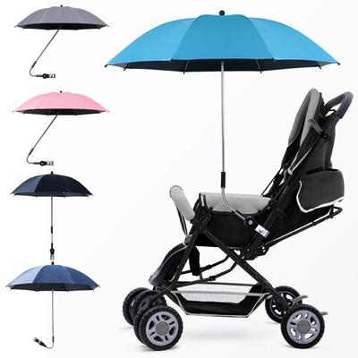 Ombrello da Sedia con Morsetto Protezione UV SPF50+ Ombrellone da Sedia da Spiaggia Regolabilità Multi-Angolo Ombra per Sedia da Esterno per Campeggio Carrelli da Golf
