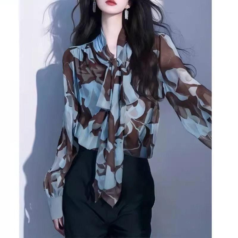Cardigan chemise en mousseline bleue protection solaire - Arrivage Printemps 2026 Femme