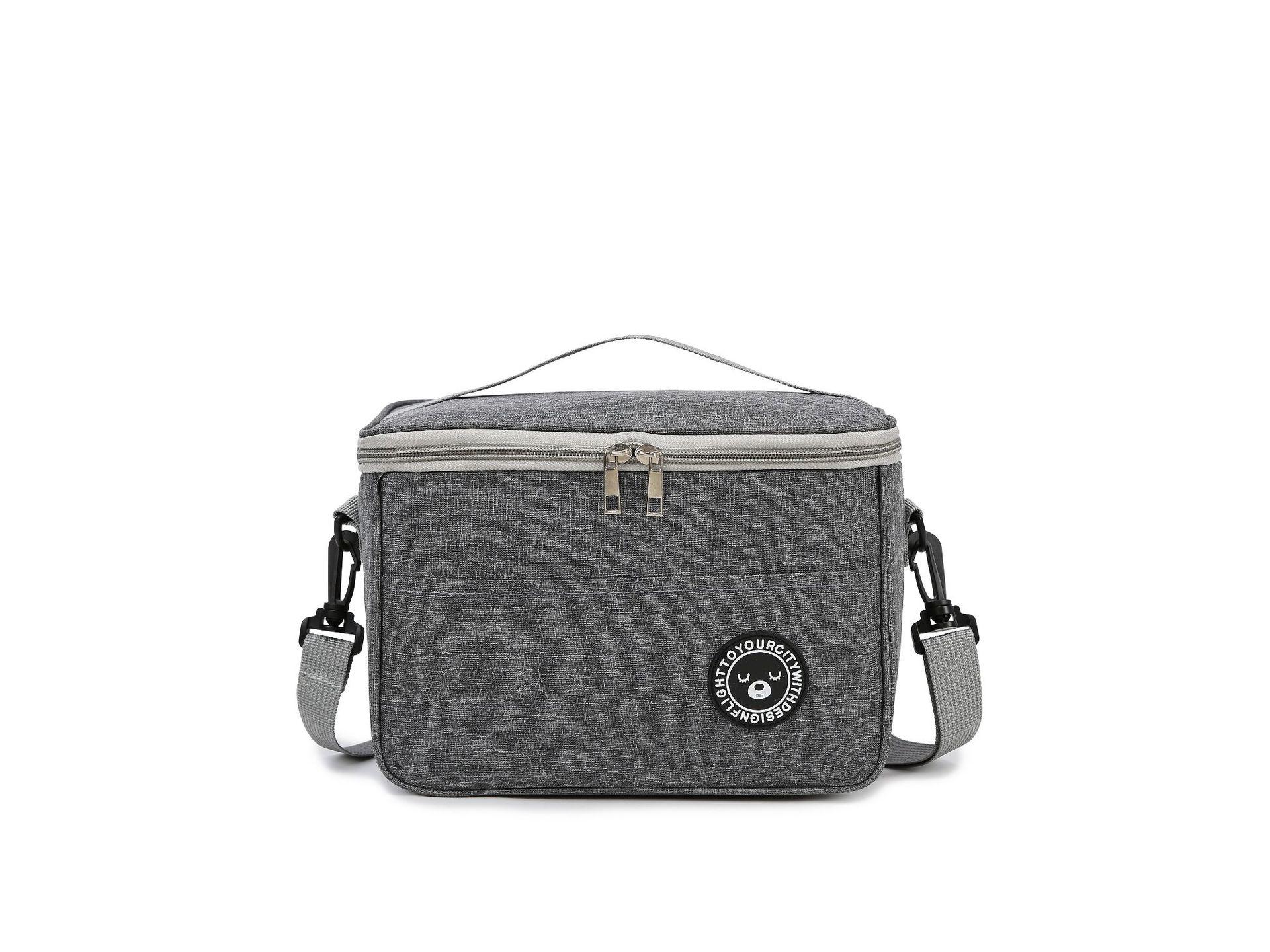 

Большая термосумка для ланча из алюминиевой фольги Small серый