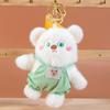 Cute Squirrel Plush Keychain Healing Stress Relief Bag Charm Birthday Gift for Girls