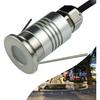 LED Mini In-Ground Well Light-Finger Size,1W 12V DC,120° Wide Beam Angle,IP67 Waterproof,Recessed Marker Indicator Underground Outdoor Landscape