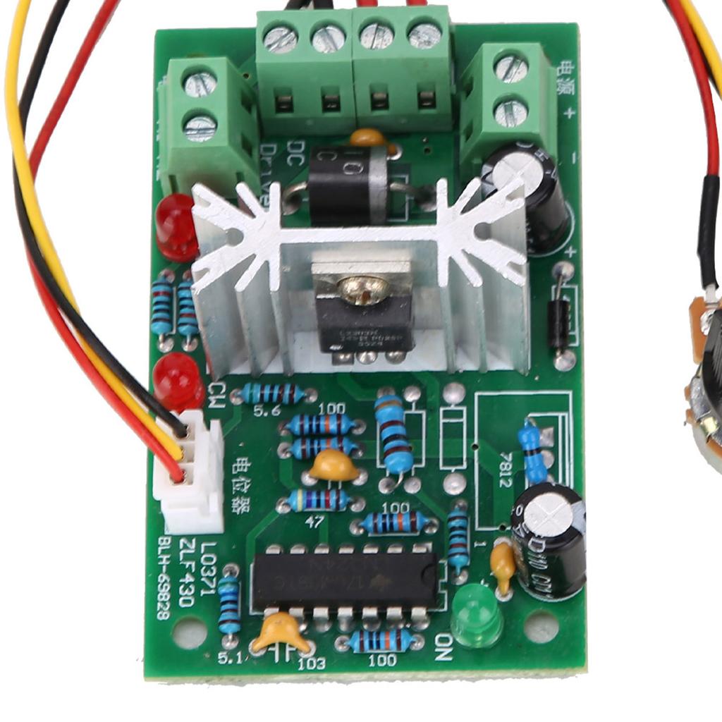 5-30V DC 6A/150W PWM Speed Regulation Adjustable DC Brush Motor Speed Controller Reversing Swit