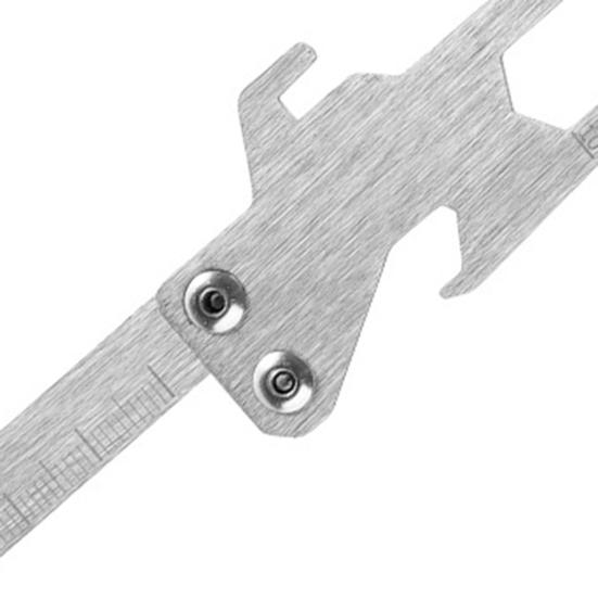 Cârlig pentru bobină de tămâie din oțel inoxidabil Umeraș pentru bobină de tămâie pentru camping în aer liber, multifuncțional, pliabil, deschizător de sticle, riglă, cheie, țăruș metalic