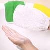 Dual-Sided Exfoliating Bath Glove Adults Cotton Body Scrubber Back Cleaner Shower Mitt With Gentle Abrasion