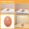 UPKOCH Dummy Eggs, Set of 9 Wooden Eggs for Easter, Tole Painting, DIY Crafts, Egg-Laying, Nesting, Practice, Pretend Play, Kitchen, Food Storage,