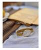 Gold-Toned Women's High-End Quartz Fashion Watch with Steel Band