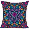 Invisible Zipper Throw Pillowcase Famous Art Floral Home Decor Satin
