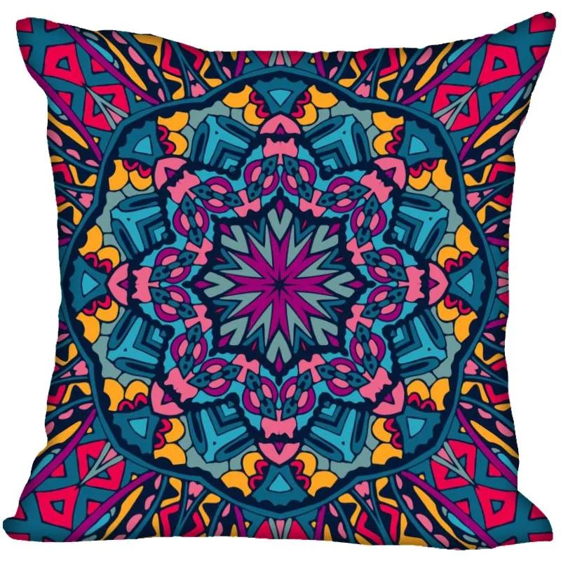 Invisible Zipper Throw Pillowcase Famous Art Floral Home Decor Satin