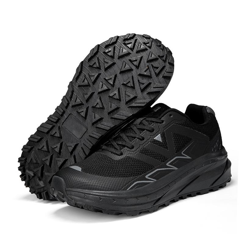 Popular hiking shoes men's large size wide last wide palm walking shoes outdoor light breathable camping hiking shoes