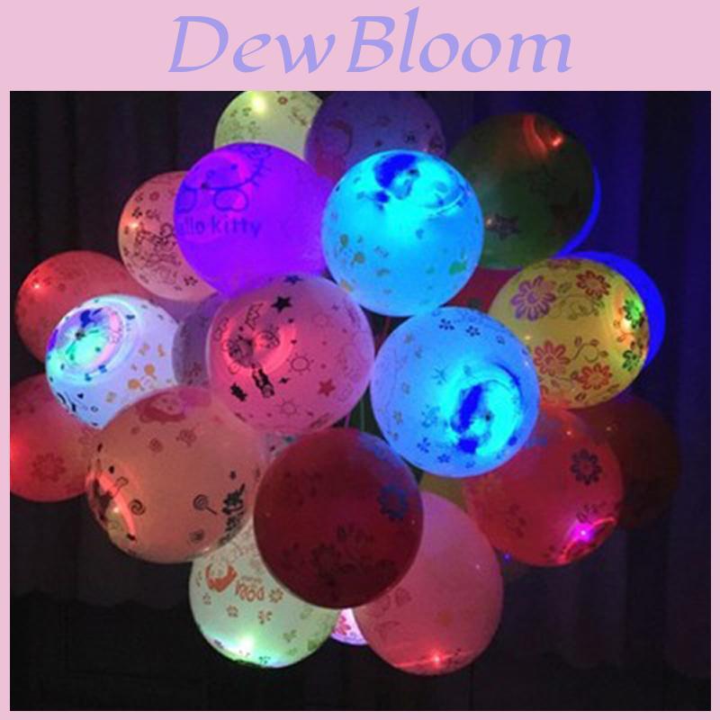 Palloncini Vibranti Colorati Luminosi Per Indimenticabili Decorazioni di Compleanno e Matrimonio