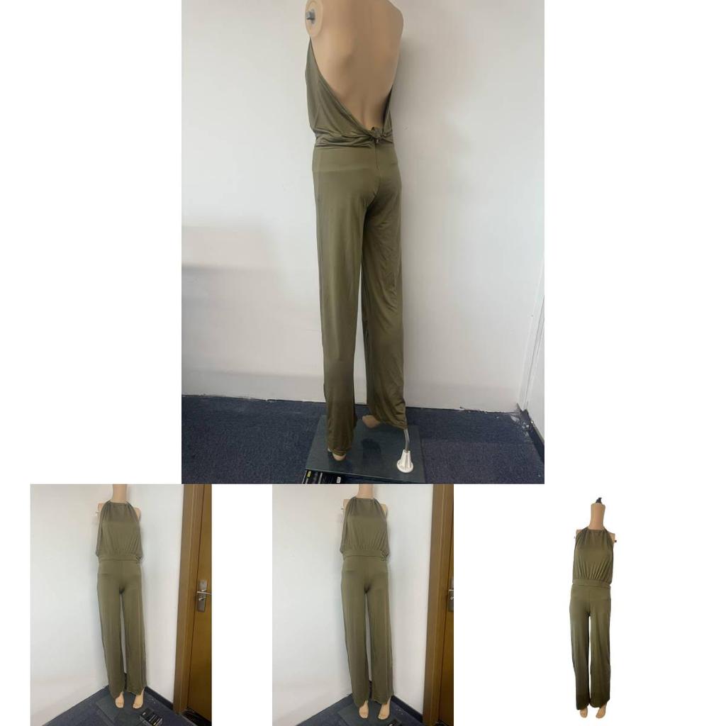 Streetwear Jumpsuit For Women With Splicing Design And High Waist Fit