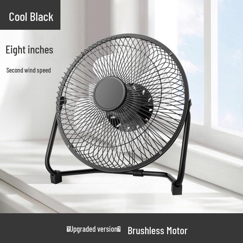 Compact USB Electric Fan for Home, Office, and Dorm - Available In 4, 6, or 8 Inches