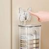 Wall-Mounted Suction Cup Storage Box Dustproof Underwear Storage Box Garbage Bag Dispenser