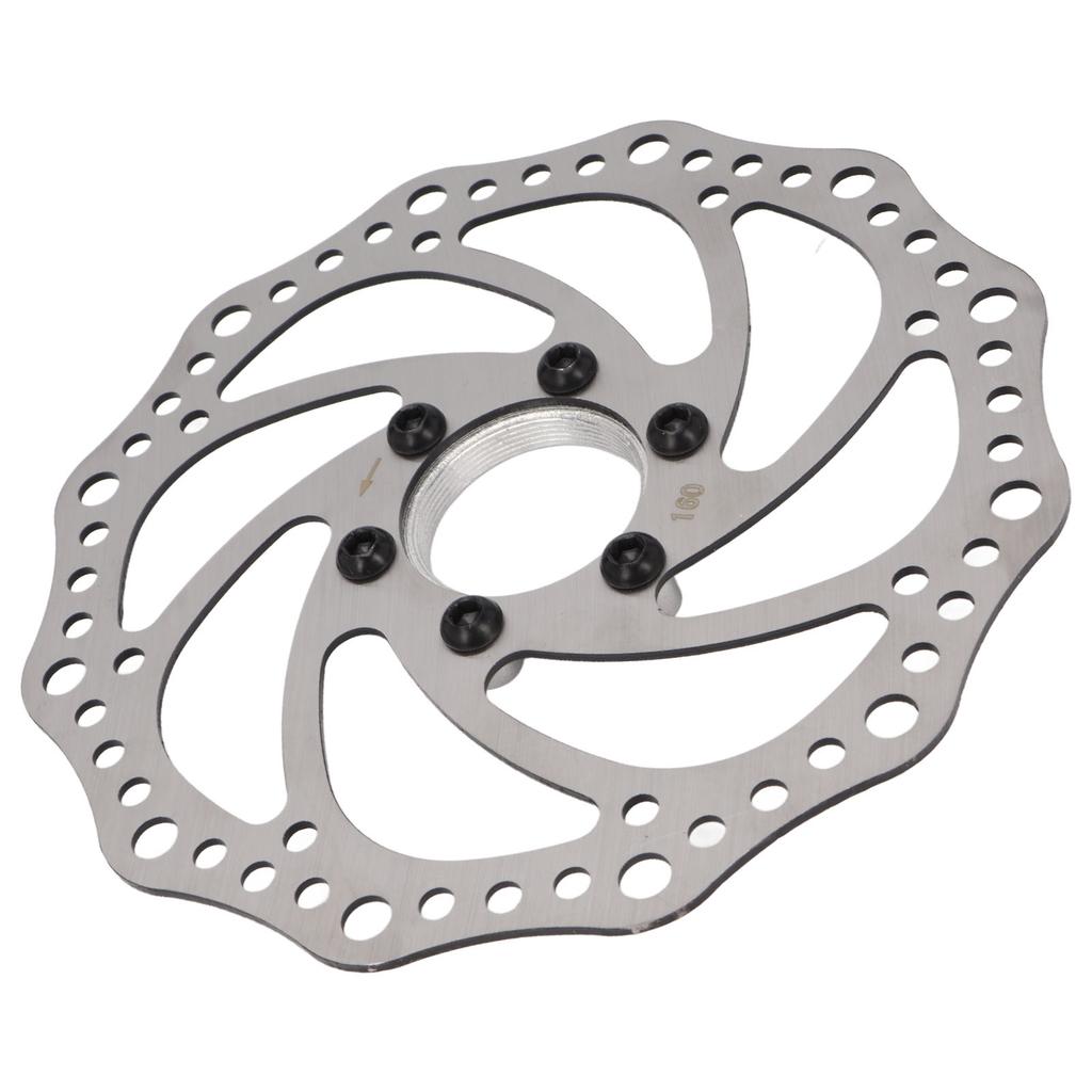 Professionelle Mountainbike-Bremsscheibe Edelstahl Fahrradbremsscheibe Ersatzzubehör 160mm