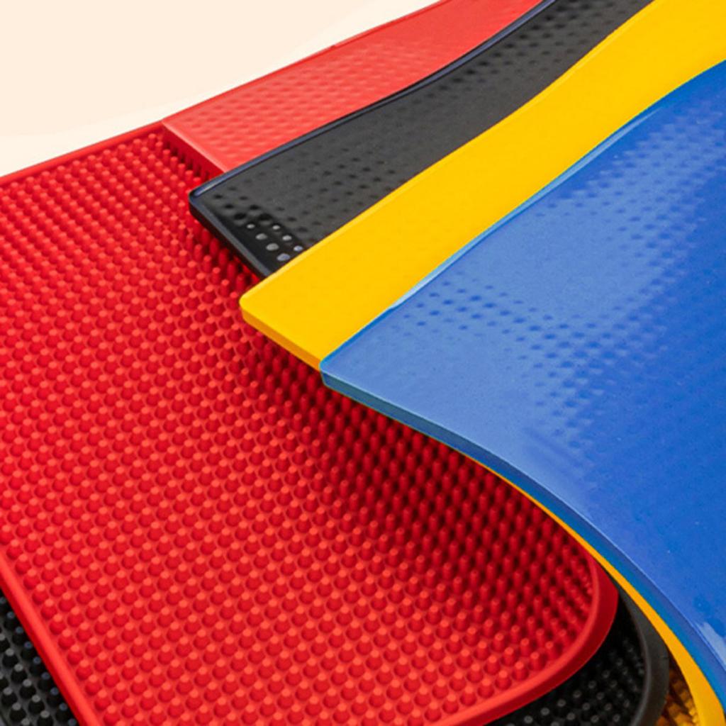 Durable Bar Mat PVC Coffee Coaster Anti-slip Cup Mat Waterproof Heat Resistant Drain Mats for Bar Cafe Barista Cocktail Bartender