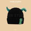 Autumn and Winter Boys and Girls Children's Hats Baby Hats Cute Cartoon Bears Plush Hats Thermal Hats Ear Protectors Knitted Hats