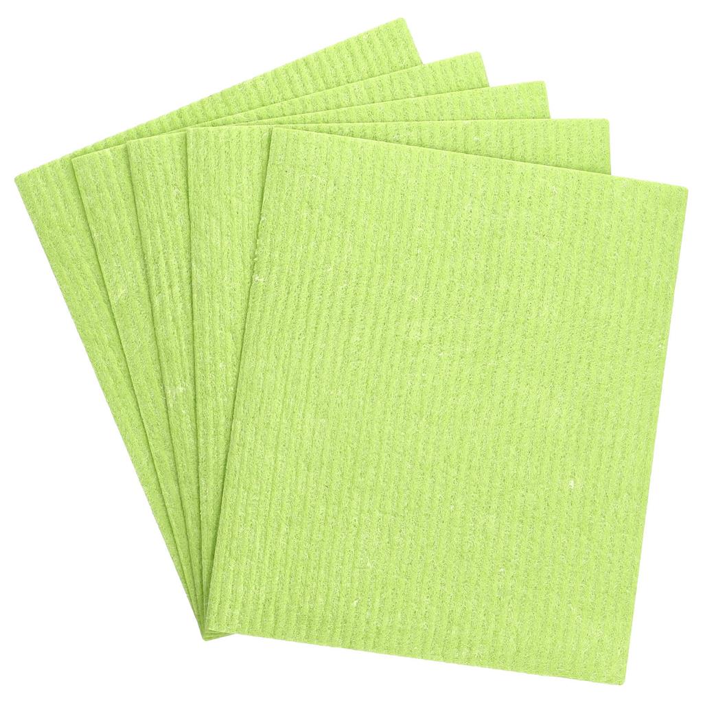 Ściereczki gąbkowe wielokrotnego użytku, 5 sztuk, każda 20 cm x 17 cm(8" X 6.75")