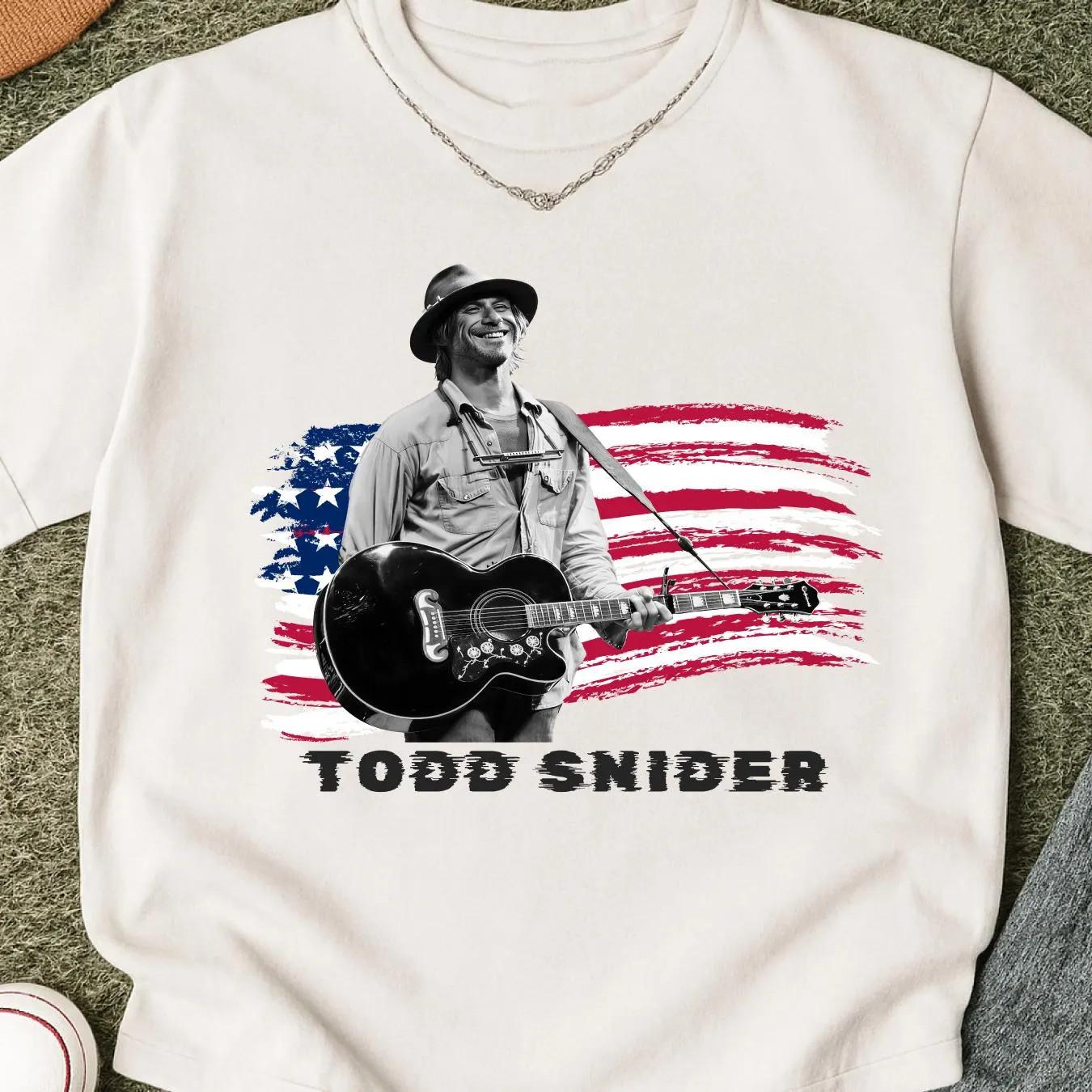 Classic Todd Snider Hat Logo Art T-shirt All Size S to 5XL UR420 S